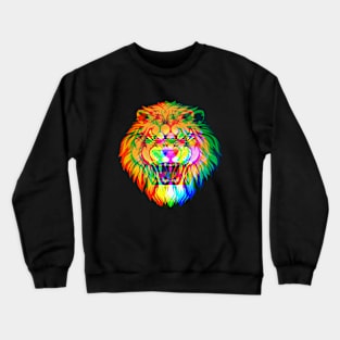 Glitched Roar Crewneck Sweatshirt